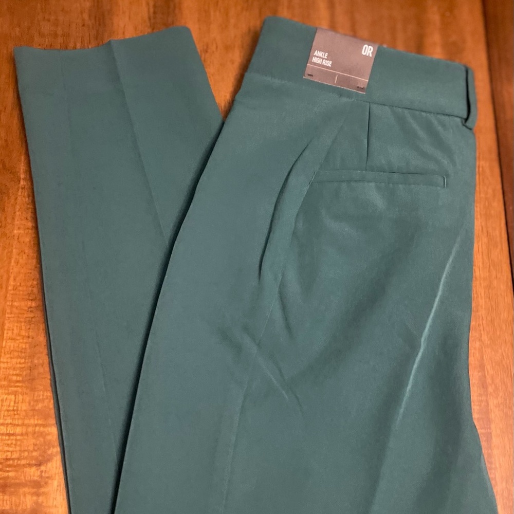 High Rise Ankle Trouser Pants • Express • 0R
